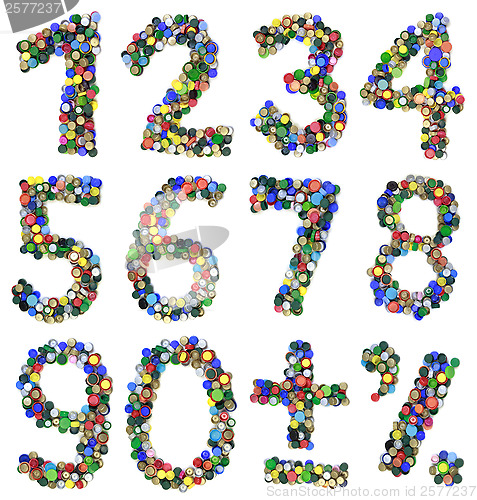 Image of Bottle Cup Numbers