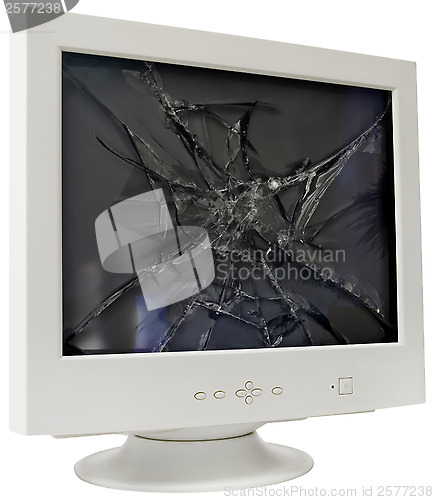 Image of CRT monitor cutout