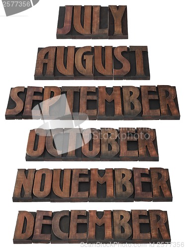 Image of Year Month Calendar Cutout