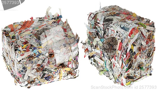 Image of Paper Briquettes Cutout
