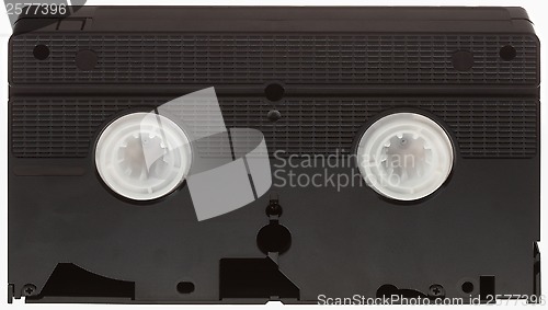 Image of VHS Videotape Cutout