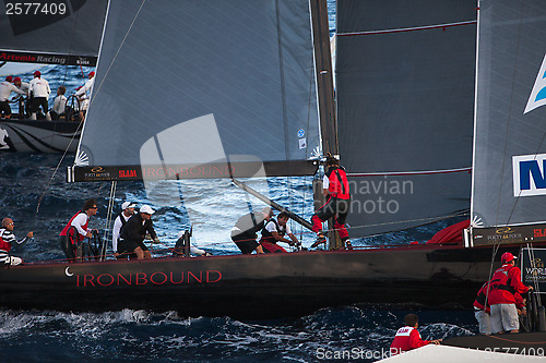 Image of LANZAROTE, SPAIN - NOVEMBER 19: RC44 Class Association on Day 4 