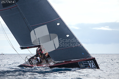 Image of LANZAROTE, SPAIN - NOVEMBER 19: RC44 Class Association on Day 4 