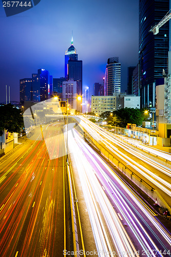 Image of Busy traffic in Hong Kong