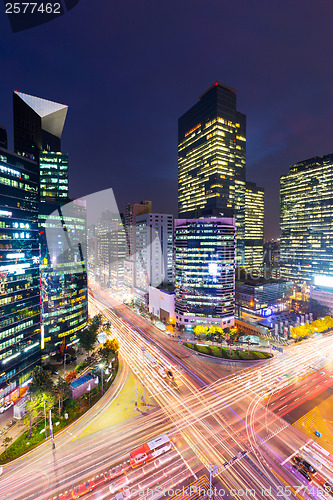 Image of Gangnam district in Seoul