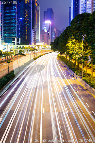 Image of Busy traffic in Hong Kong