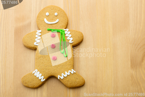 Image of Gingerbread man cookie