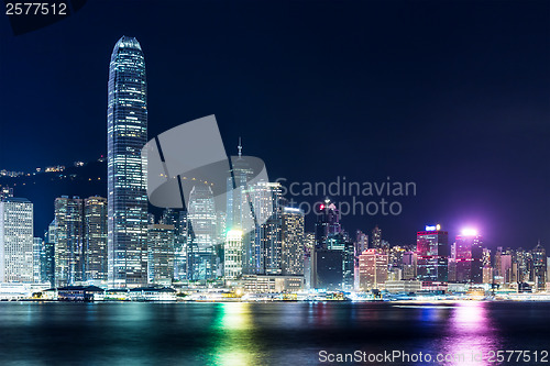 Image of Hong Kong city night