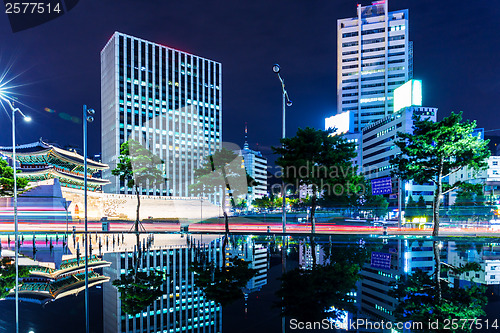 Image of Seoul city night