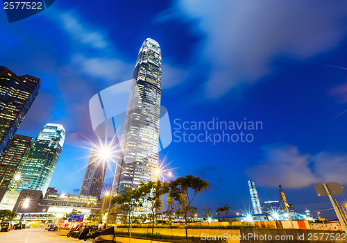 Image of Hong Kong urban night