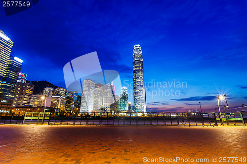 Image of Hong Kong by night