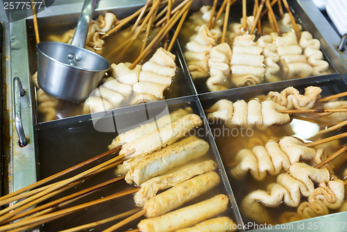 Image of Korean local food, fish cake