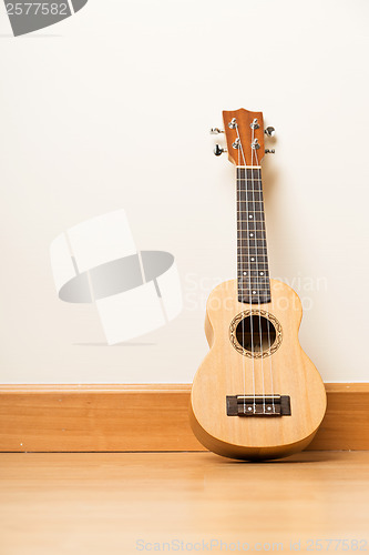 Image of Ukulele on the floor