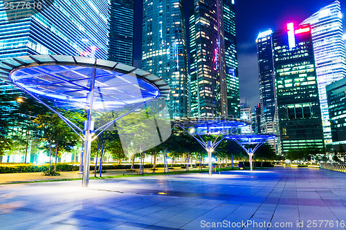 Image of Singapore at night