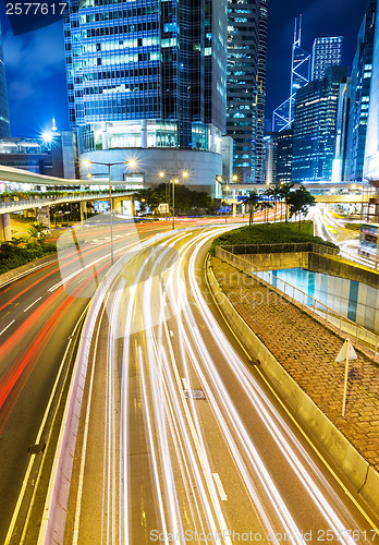 Image of Busy traffic in city