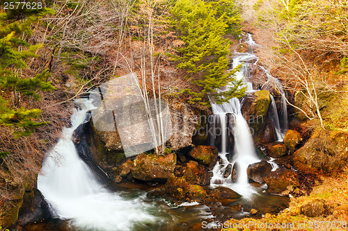Image of Waterfall in forest