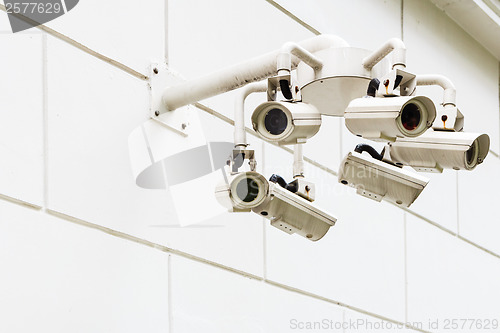 Image of Wall mounted Surveillance camera