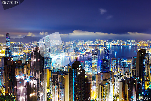 Image of Hong Kong late night