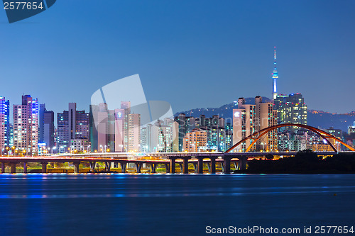 Image of Seoul skyline