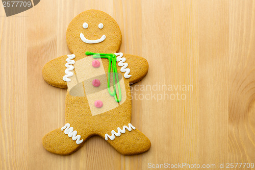 Image of Gingerbread man cookie