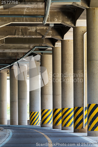 Image of Bottom view under the viaduct 