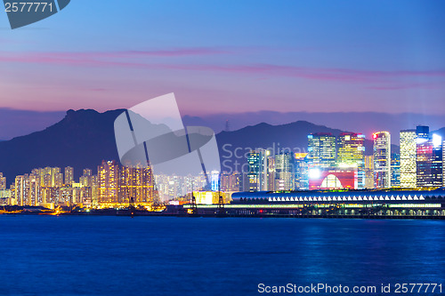 Image of Hong Kong at night