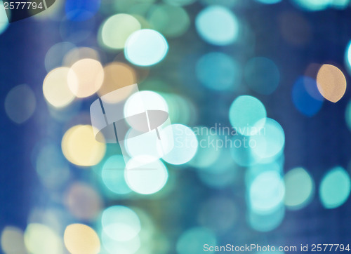 Image of Blurred unfocused city light