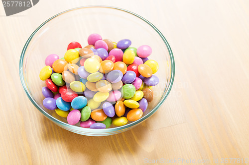 Image of Chocolate candy in bowl