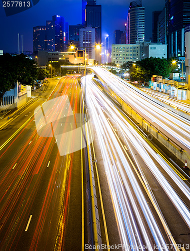 Image of Hong Kong at night