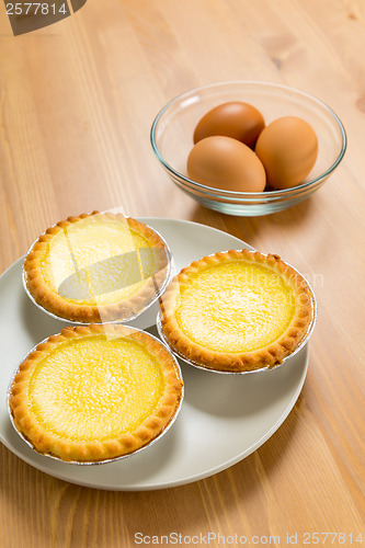 Image of Egg tart and egg