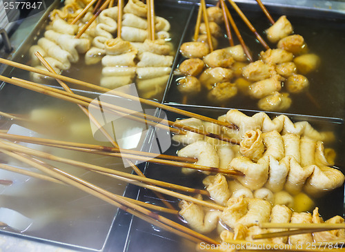 Image of Korean local food, fish cake