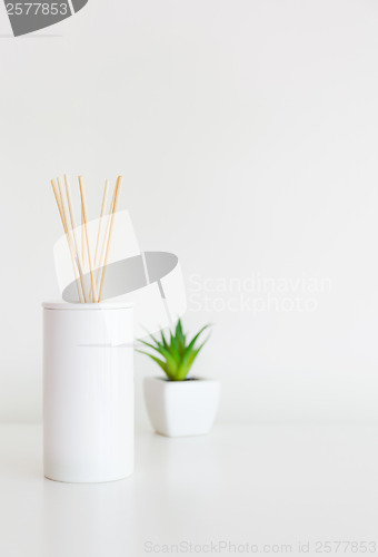 Image of Home diffuser and small green plant