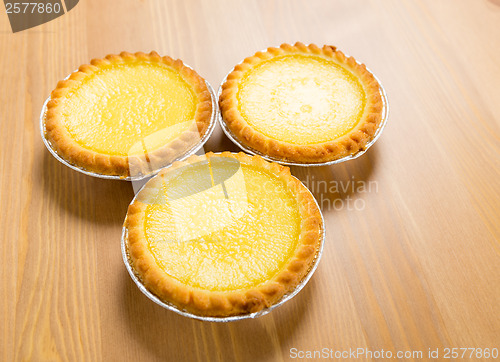Image of Hong Kong local food , egg tart