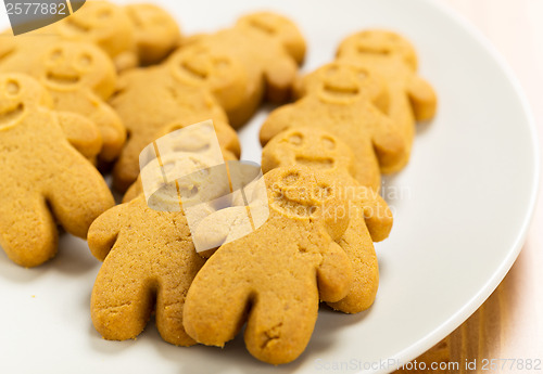 Image of Gingerbread cookies on plate