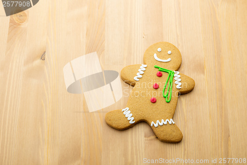Image of Gingerbread man cookie