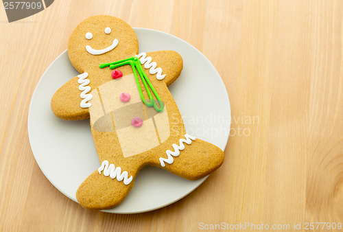 Image of Xmas gingerbread man