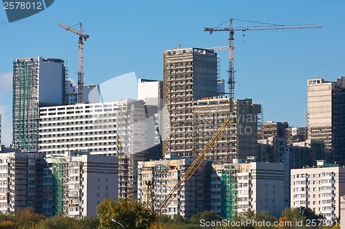 Image of Modern apartment buildings