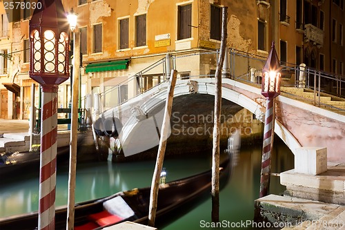 Image of Venice at night