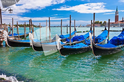 Image of Gondolas in Venice