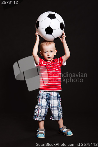 Image of Little boy in the studio