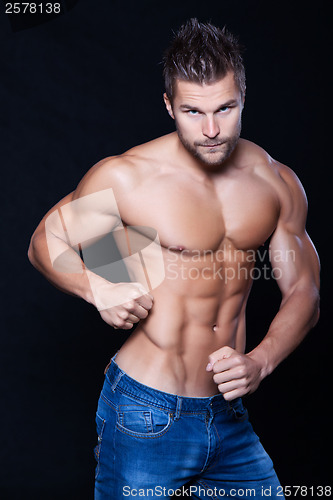 Image of Young muscular man