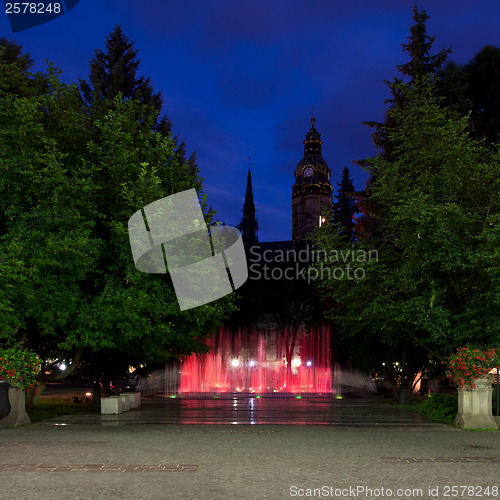 Image of Coloured Fountain