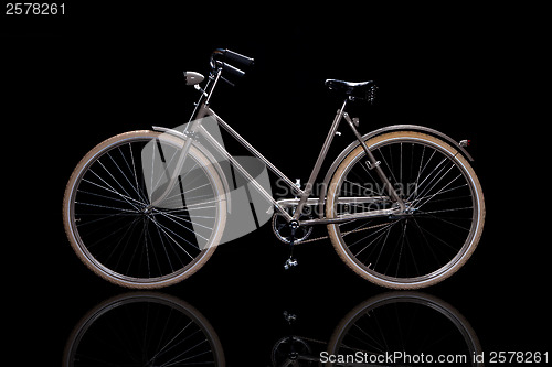 Image of Old refurbished retro bike