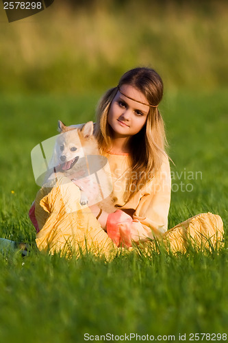 Image of Hippie girl