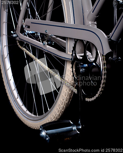 Image of Old refurbished retro bike - Details