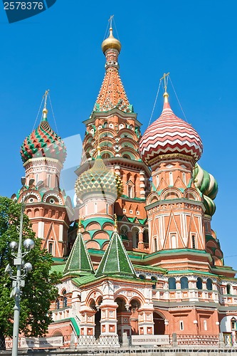 Image of Saint Basil Cathedral  in Moscow