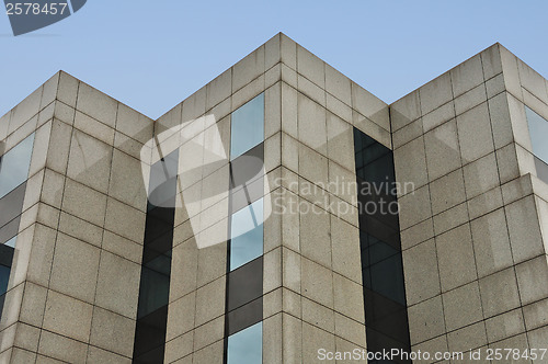 Image of modern building facade corners