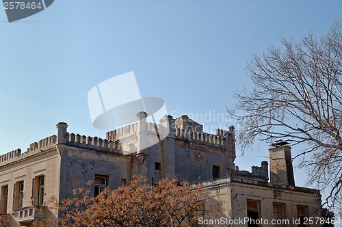 Image of abandoned mansion ruins