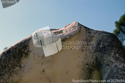 Image of headless marble statue