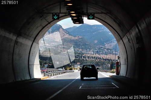 Image of motorway tunnel